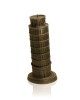 XXL Tower of Pisa Candle - Brass